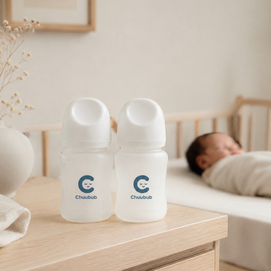 SiliGlass Milk Bottle 150ml (0M+) Twin Pack