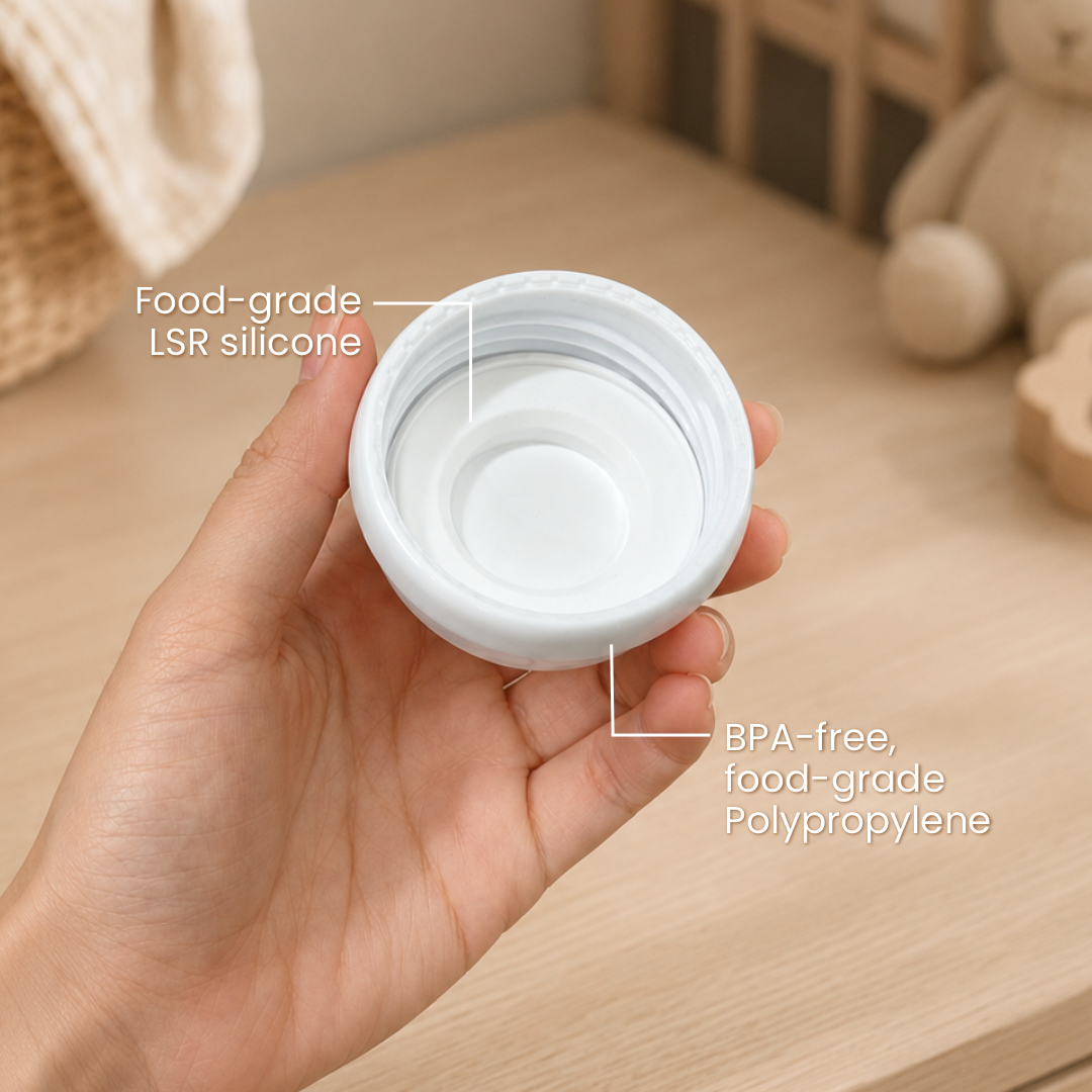 SiliGlass Bottle Storage Cap Twin Pack
