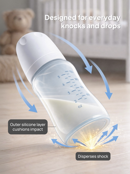 SiliGlass Milk Bottle 150ml (0M+)