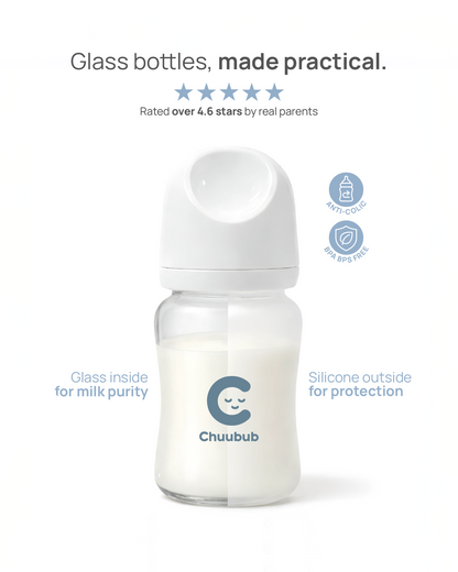 SiliGlass Milk Bottle 150ml (0M+)